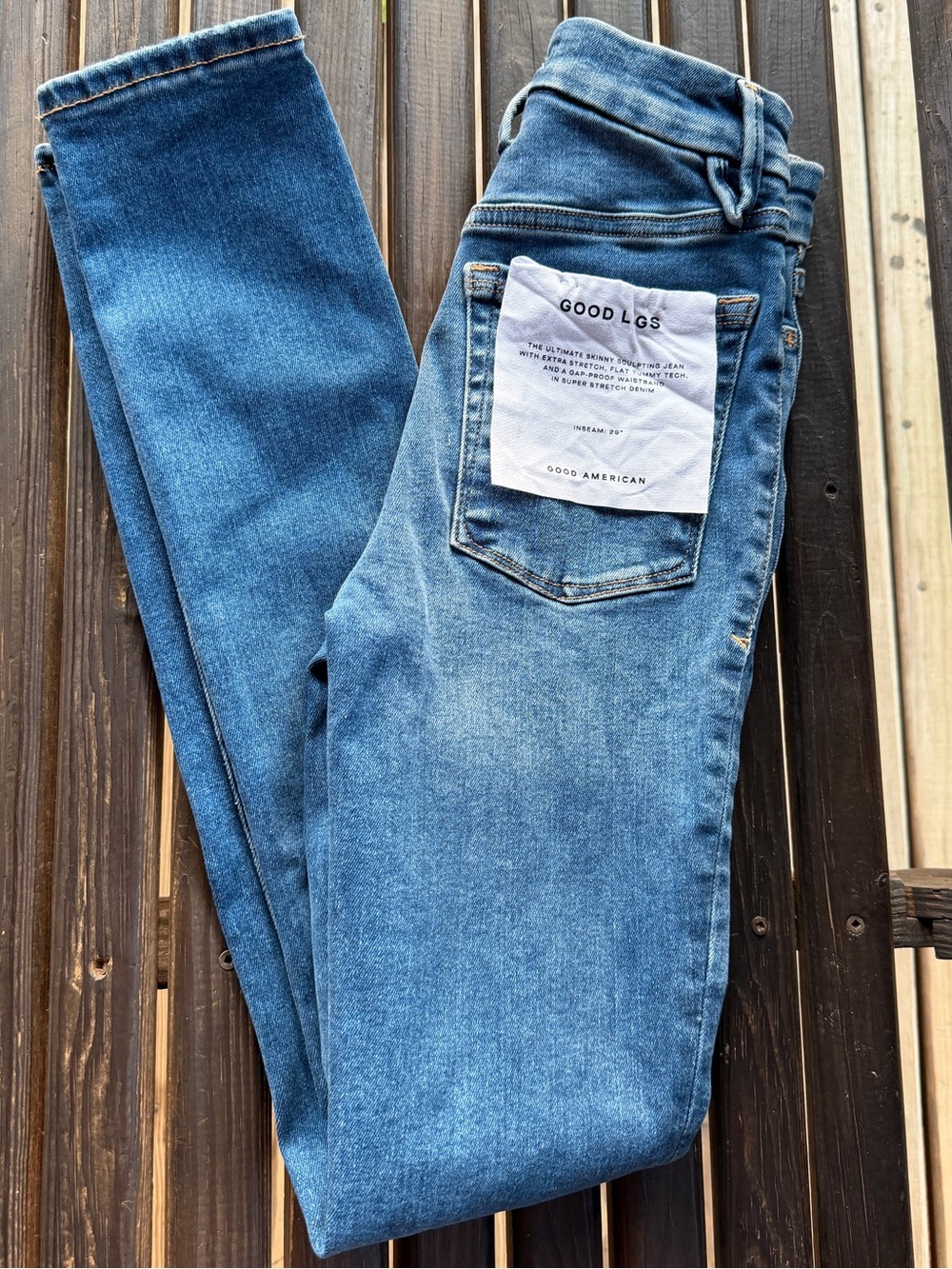 Good American Good Leg pull on jeans